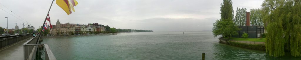 Panorama Rheinbrücke Konstanz, Blick Norden bis Osten